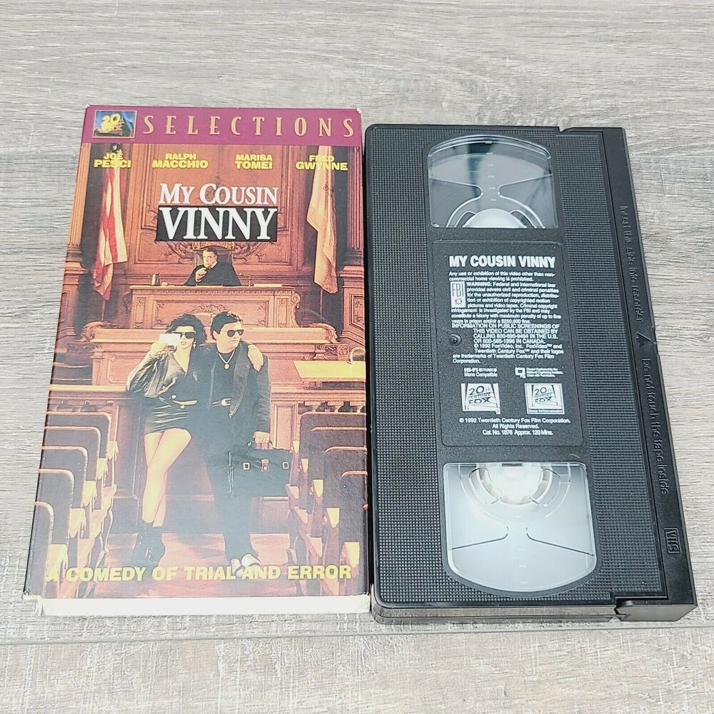 My Cousin Vinny (VHS, 1992) Selections Joe Pesci Marisa Tomei